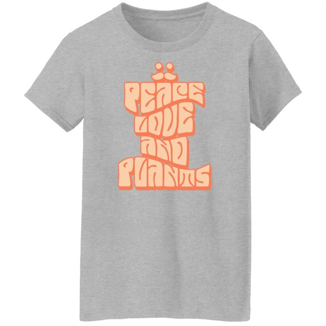 Mumbo Jumbo Merch Peace Love and Plants Stacked Shirt Mumbo Jumbo Merch Peace Love and Plants Stacked Shirt