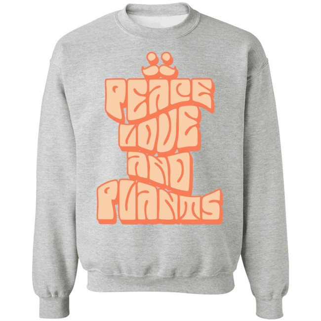 Mumbo Jumbo Merch Peace Love and Plants Stacked Shirt Mumbo Jumbo Merch Peace Love and Plants Stacked Shirt