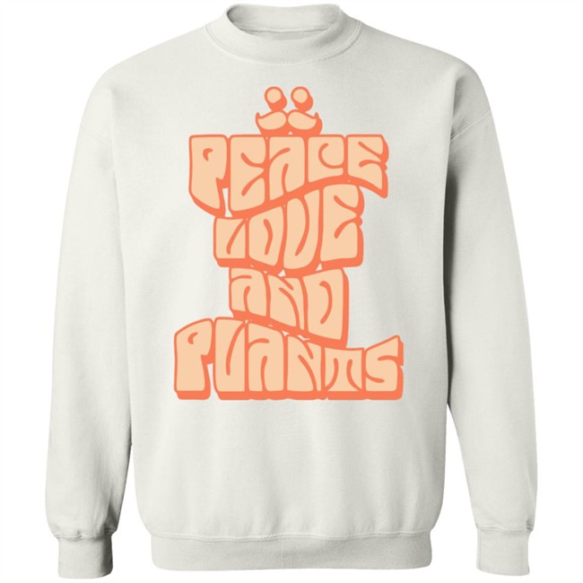 Mumbo Jumbo Merch Peace Love and Plants Stacked Shirt Mumbo Jumbo Merch Peace Love and Plants Stacked Shirt