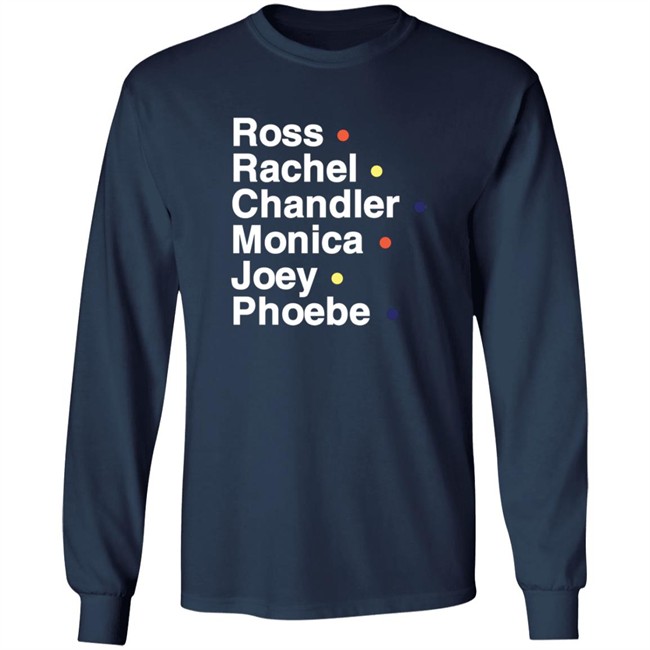 Br Football Ross Rachel Chandler Monica Joey Phoebe Shirt Br Football Ross Rachel Chandler Monica Joey Phoebe Shirt