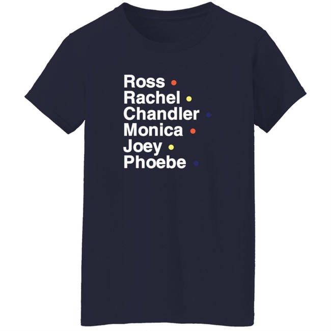Br Football Ross Rachel Chandler Monica Joey Phoebe Shirt Br Football Ross Rachel Chandler Monica Joey Phoebe Shirt