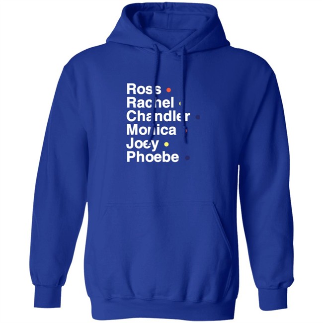 Br Football Ross Rachel Chandler Monica Joey Phoebe Shirt Br Football Ross Rachel Chandler Monica Joey Phoebe Shirt