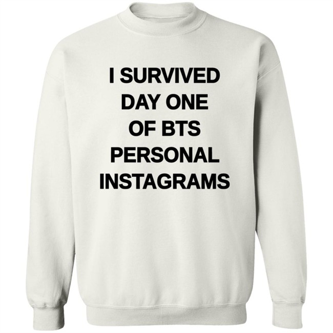 Tpwkjimin I Survived Day One Of BTS Personal Instagrams Shirt Tpwkjimin I Survived Day One Of BTS Personal Instagrams Shirt
