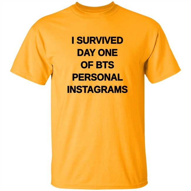 Tpwkjimin I Survived Day One Of BTS Personal Instagrams Shirt Tpwkjimin I Survived Day One Of BTS Personal Instagrams Shirt
