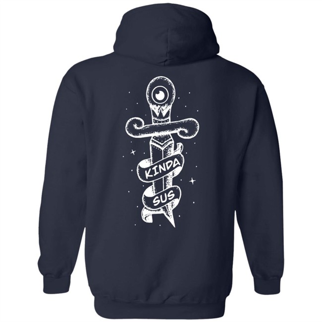 Jacksepticeye Merch Kinda Sus Black T Shirt Jacksepticeye Merch Kinda Sus Black T Shirt