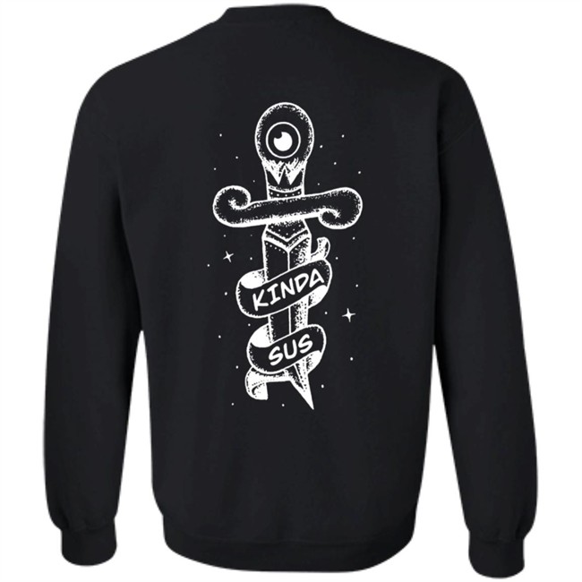 Jacksepticeye Merch Kinda Sus Black T Shirt Jacksepticeye Merch Kinda Sus Black T Shirt