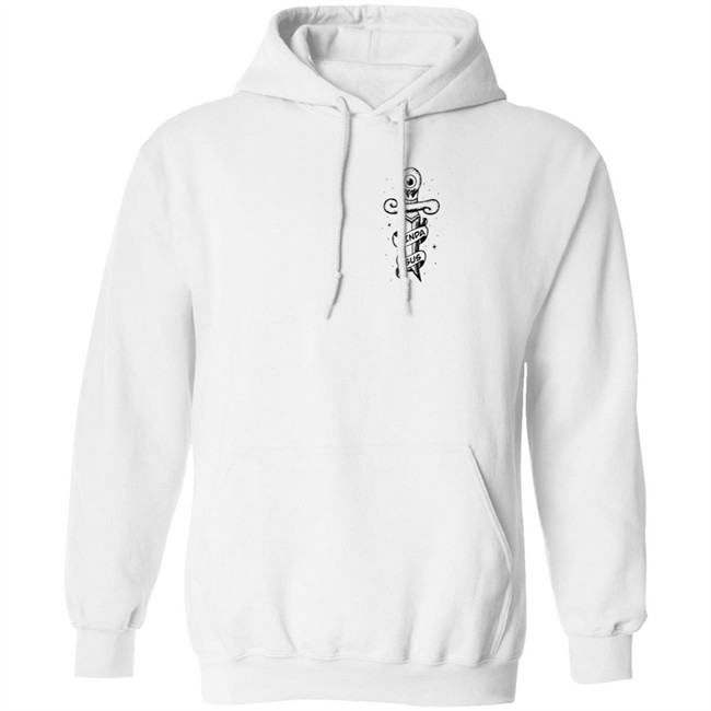 Jacksepticeye Merch Kinda Sus White Hoodie Jacksepticeye Merch Kinda Sus White Hoodie