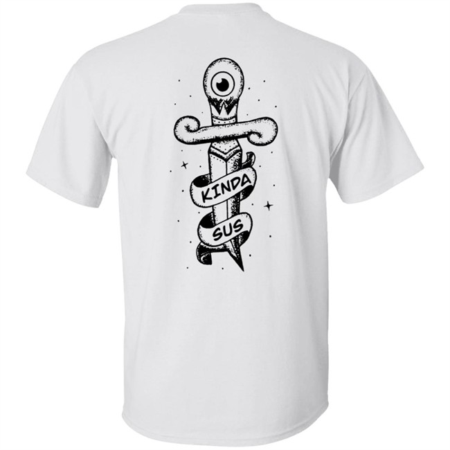 Jacksepticeye Merch Kinda Sus White Hoodie Jacksepticeye Merch Kinda Sus White Hoodie