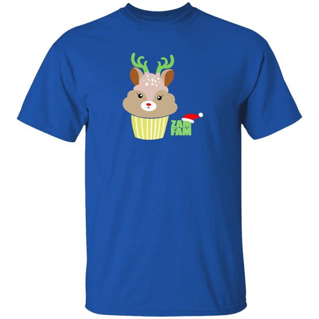 Zam Fam Merch Holiday Reiendeer Tee Shirt Zam Fam Merch Holiday Reiendeer Tee Shirt