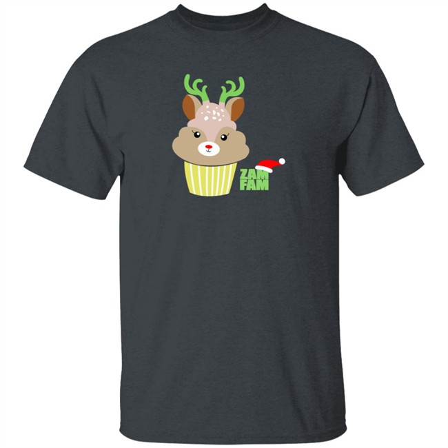 Zam Fam Merch Holiday Reiendeer Tee Shirt Zam Fam Merch Holiday Reiendeer Tee Shirt