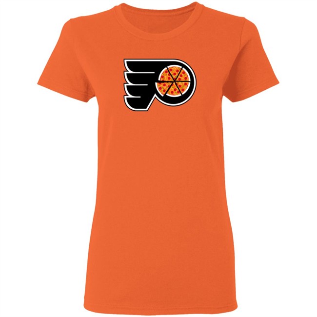 Philadelphia Flyers Pizza Logo Jump Shirt Philadelphia Flyers Pizza Logo Jump Shirt