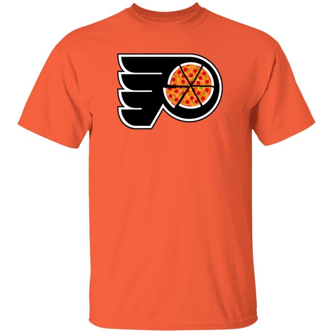 Philadelphia Flyers Pizza Logo Jump Shirt