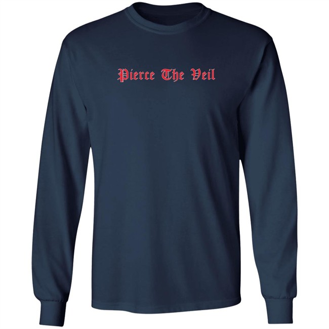 Pierce The Veil Merch Old English Hoodie Pierce The Veil Merch Old English Hoodie