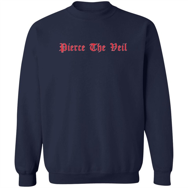 Pierce The Veil Merch Old English Hoodie Pierce The Veil Merch Old English Hoodie