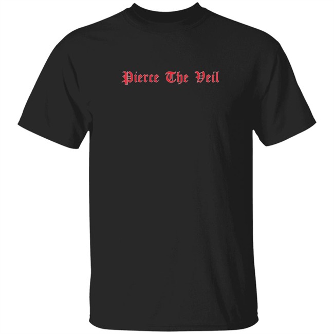 Pierce The Veil Merch Old English Hoodie Pierce The Veil Merch Old English Hoodie