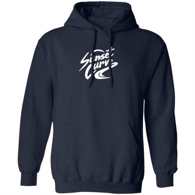 Julie And The Phantoms Official Merchandise Sunset Curve Black Crewneck Sweatshirt Julie And The Phantoms Official Merchandise Sunset Curve Black Crewneck Sweatshirt