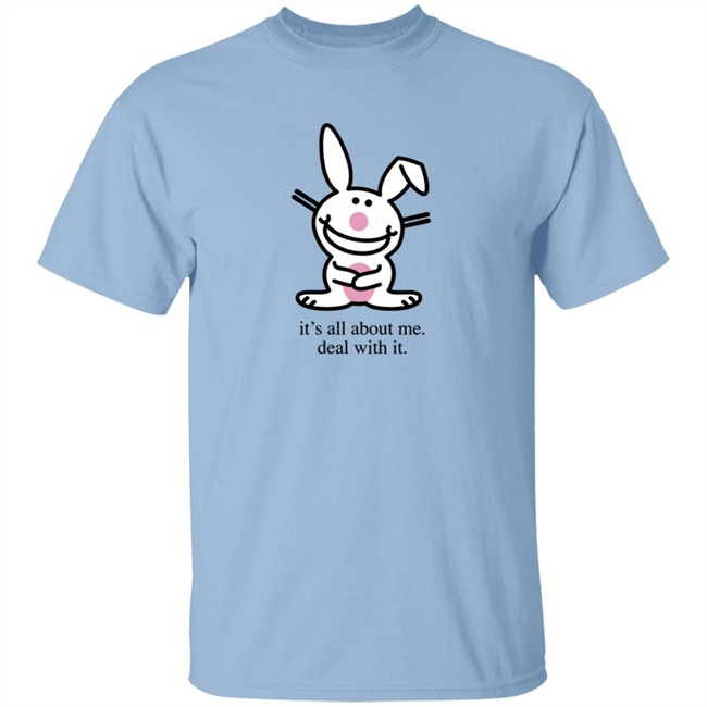 Happy Bunny Its All About Me Deal With It T Shirt Happy Bunny Its All About Me Deal With It T Shirt