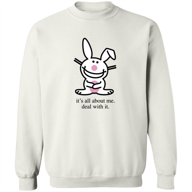 Happy Bunny Its All About Me Deal With It T Shirt Happy Bunny Its All About Me Deal With It T Shirt
