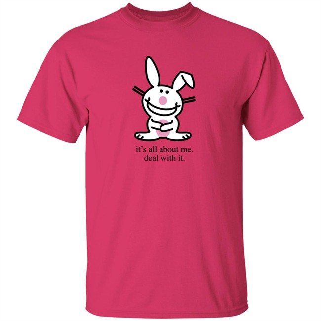 Happy Bunny Its All About Me Deal With It T Shirt Happy Bunny Its All About Me Deal With It T Shirt