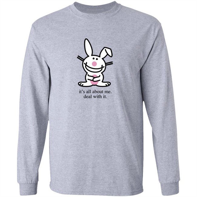 Happy Bunny Its All About Me Deal With It T Shirt Happy Bunny Its All About Me Deal With It T Shirt