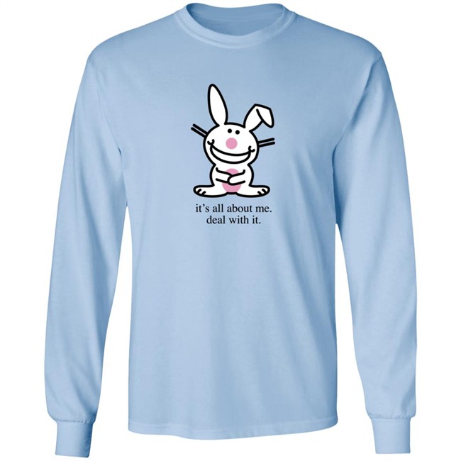 Happy Bunny Its All About Me Deal With It T Shirt Happy Bunny Its All About Me Deal With It T Shirt