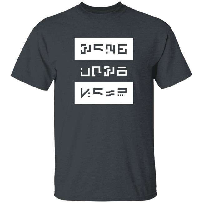 G Jones Merch Glyphs Black T Shirt G Jones Merch Glyphs Black T Shirt