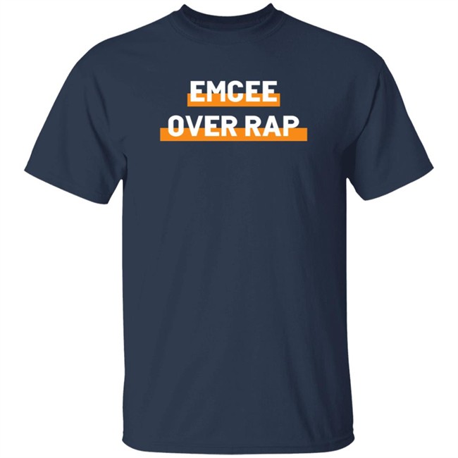 Out Da Box Media Merch Emcee Over Rap Tee Shirt Out Da Box Media Merch Emcee Over Rap Tee Shirt
