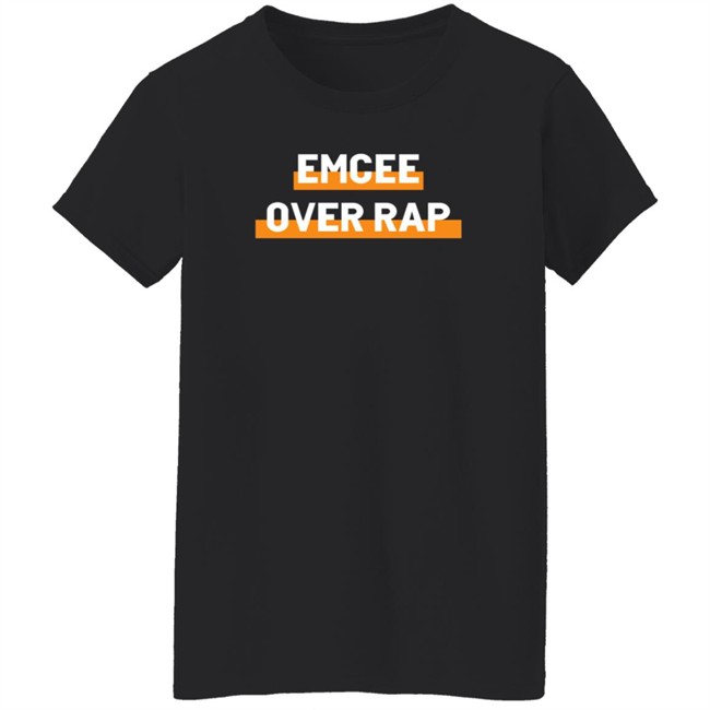 Out Da Box Media Merch Emcee Over Rap Tee Shirt Out Da Box Media Merch Emcee Over Rap Tee Shirt