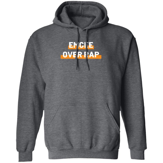 Out Da Box Media Merch Emcee Over Rap Tee Shirt Out Da Box Media Merch Emcee Over Rap Tee Shirt