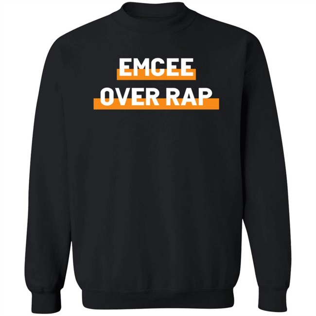 Out Da Box Media Merch Emcee Over Rap Tee Shirt Out Da Box Media Merch Emcee Over Rap Tee Shirt