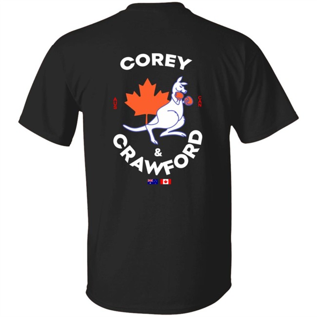 Fanjoy Merch Corey La Barrie X Crawford Collins Exclusive Black Shirt