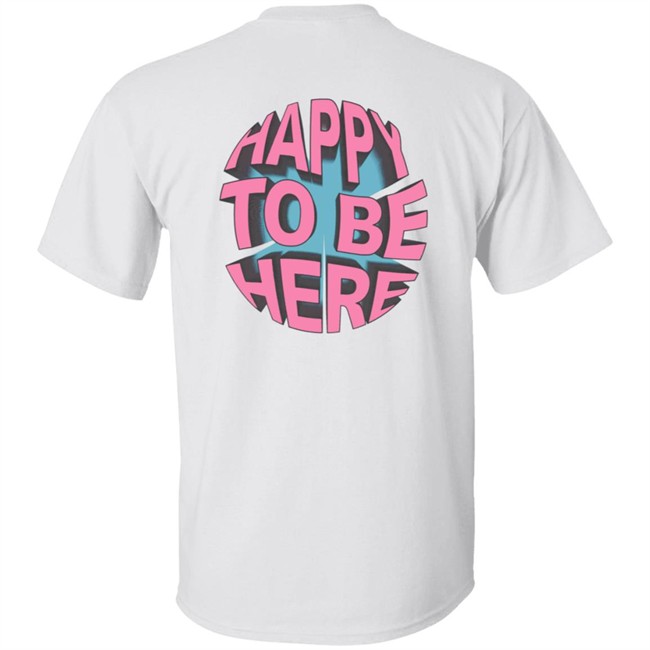 Space Zebra Merch Happy To Be Here Ice Blue Hoodie Space Zebra Merch Happy To Be Here Ice Blue Hoodie