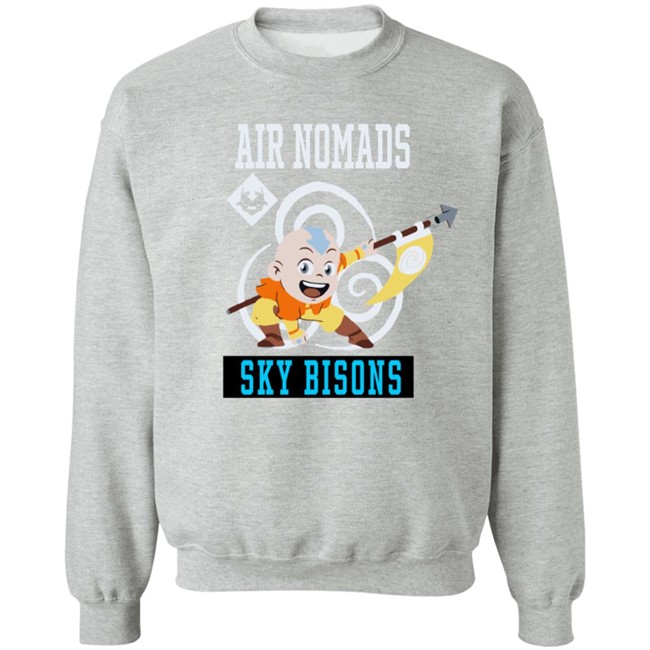 Avatar The Last Airbender Merch Air Nomads Sky Bisons Sweatshirt Avatar The Last Airbender Merch Air Nomads Sky Bisons Sweatshirt