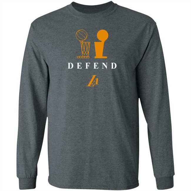 Los Angeles Lakers Defend Tee Shirt Los Angeles Lakers Defend Tee Shirt