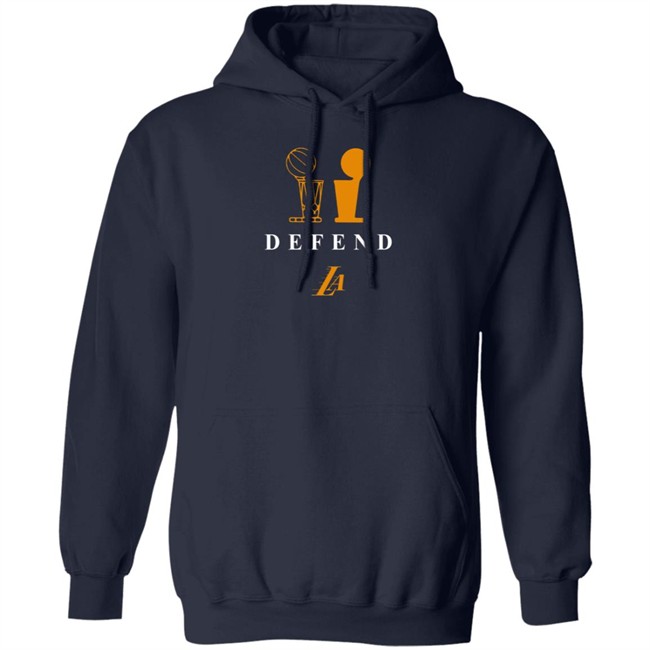 Los Angeles Lakers Defend Tee Shirt Los Angeles Lakers Defend Tee Shirt
