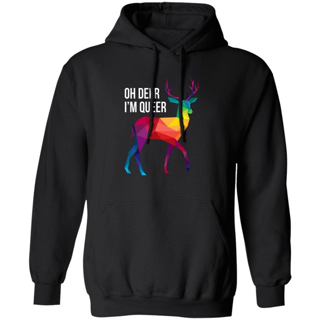 Geometric Cait Oh Deer I'm Queer Shirt Geometric Cait Oh Deer I'm Queer Shirt