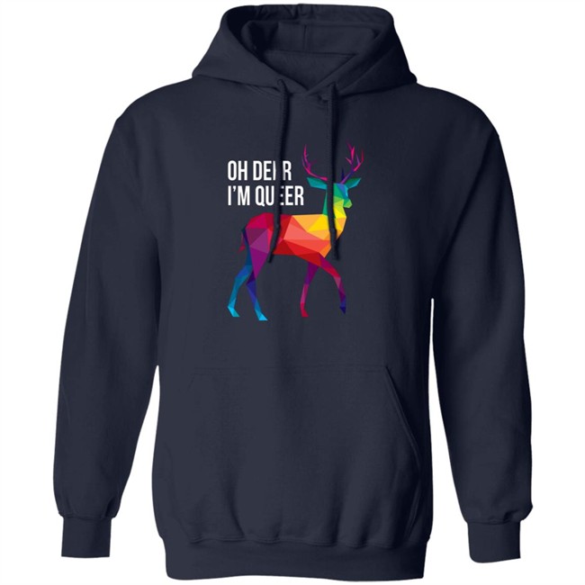 Geometric Cait Oh Deer I'm Queer Shirt Geometric Cait Oh Deer I'm Queer Shirt