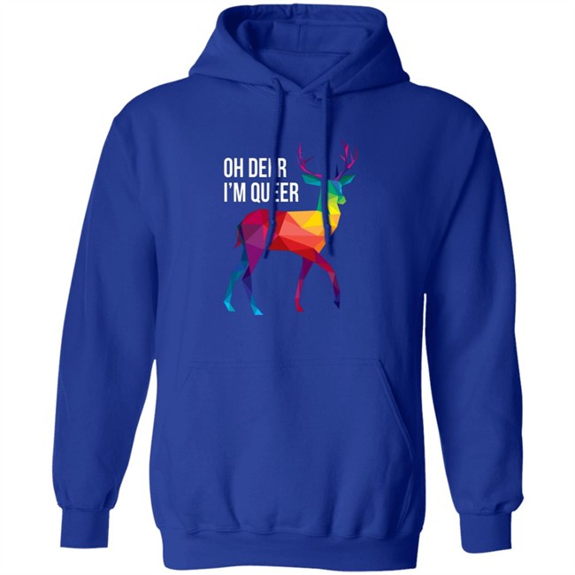 Geometric Cait Oh Deer I'm Queer Shirt Geometric Cait Oh Deer I'm Queer Shirt