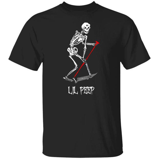 Lil Peep Merch Og Skeleton T Shirt