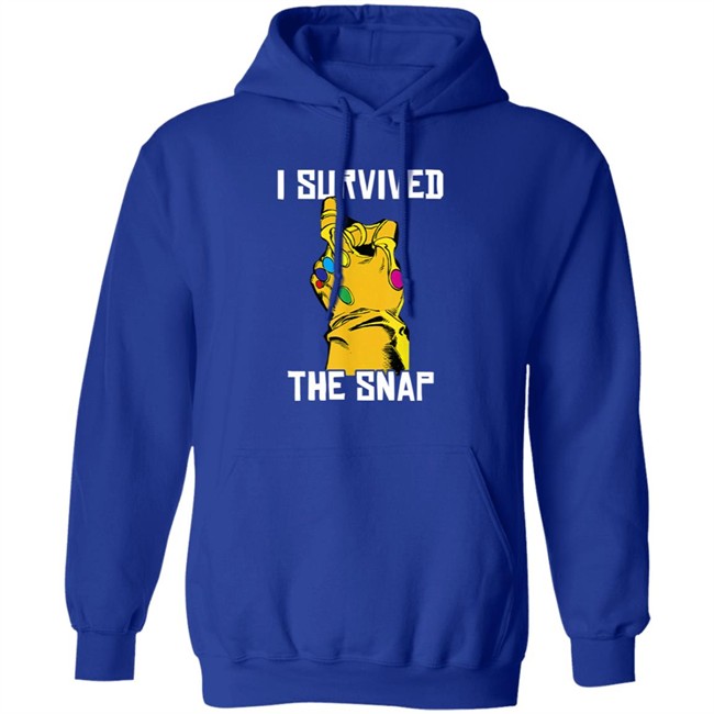 Marvel Thanos Gauntlet I Survived The Snap T Shirt Marvel Thanos Gauntlet I Survived The Snap T Shirt