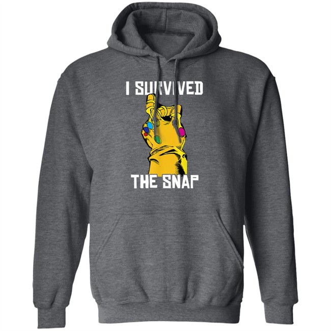 Marvel Thanos Gauntlet I Survived The Snap T Shirt Marvel Thanos Gauntlet I Survived The Snap T Shirt