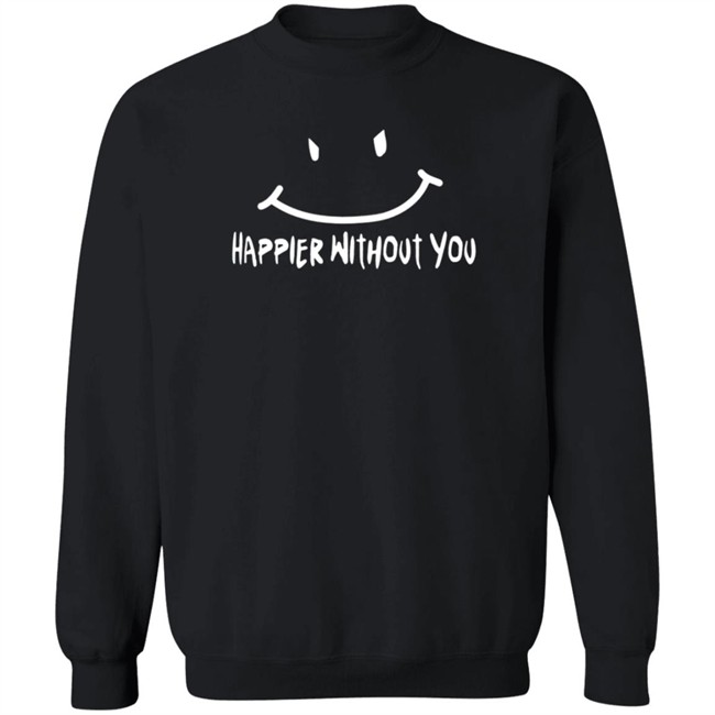 Sami Zayn Merch Happier Without You T Shirt Sami Zayn Merch Happier Without You T Shirt