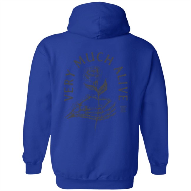 Emos Not Dead Merch Very Much Alive Hoodie Emos Not Dead Merch Very Much Alive Hoodie