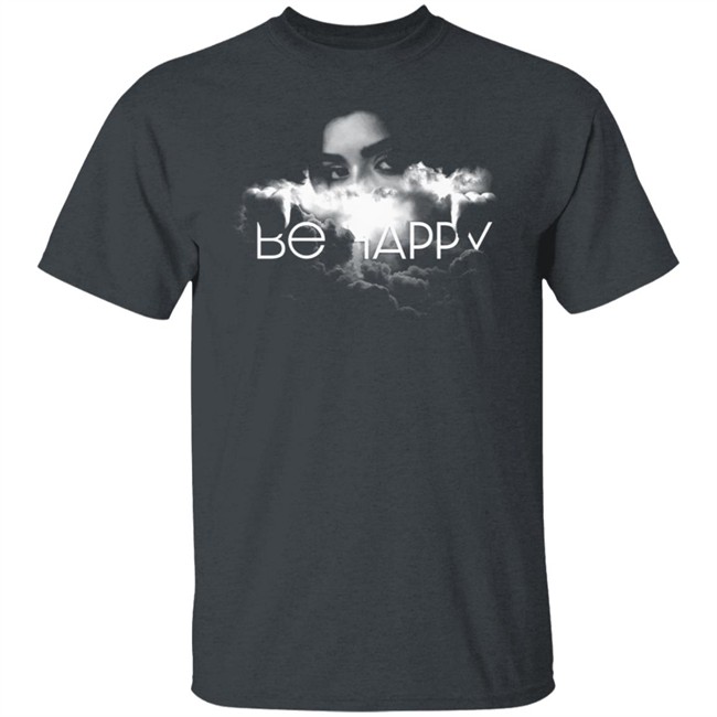 Be Happy Clouds Tee Shirt Be Happy Clouds Tee Shirt