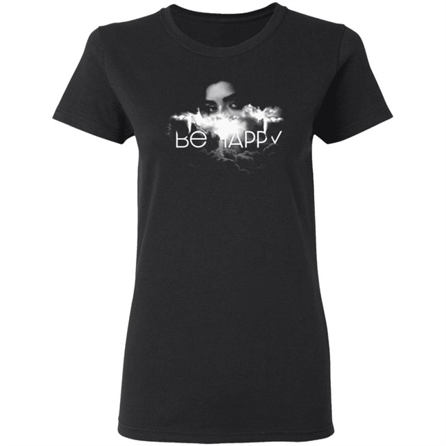 Be Happy Clouds Tee Shirt Be Happy Clouds Tee Shirt