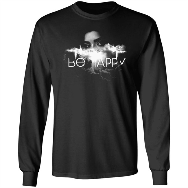 Be Happy Clouds Tee Shirt Be Happy Clouds Tee Shirt