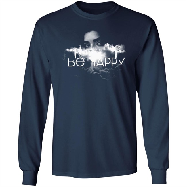 Be Happy Clouds Tee Shirt Be Happy Clouds Tee Shirt