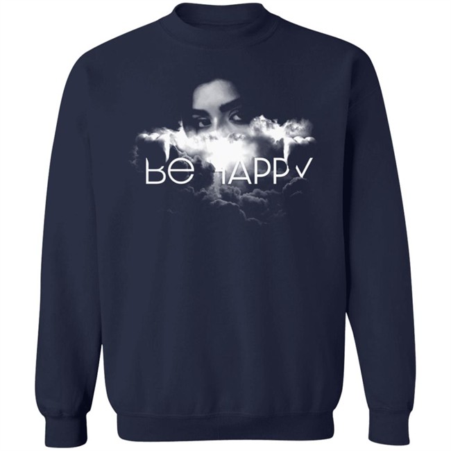 Be Happy Clouds Tee Shirt Be Happy Clouds Tee Shirt