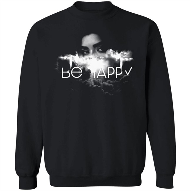 Be Happy Clouds Tee Shirt Be Happy Clouds Tee Shirt
