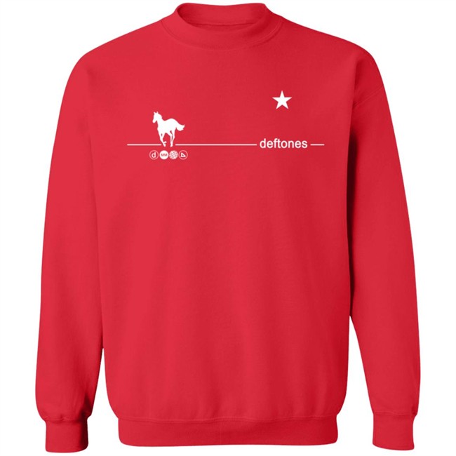 Deftones Merch White Pony 20Th Anniversary Red Shirt Deftones Merch White Pony 20Th Anniversary Red Shirt